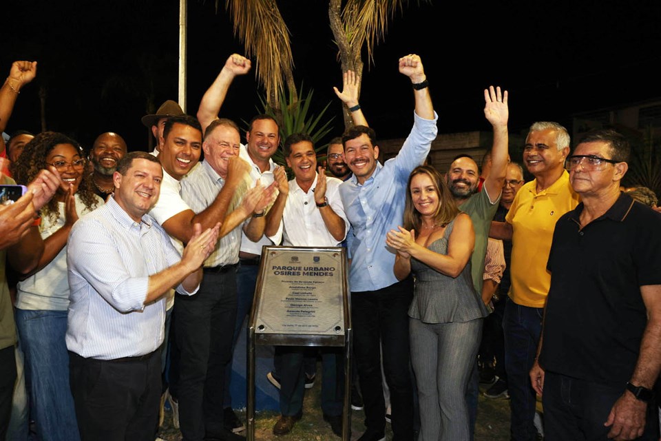Governador Ricardo Ferraço e autoridades inauguram o novo Parque Urbano Osires Mendes em Araçás, Vila Velha.