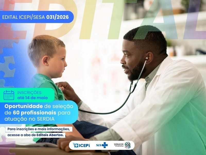 Profissional de saúde em atendimento especializado pelo programa do governo capixaba.