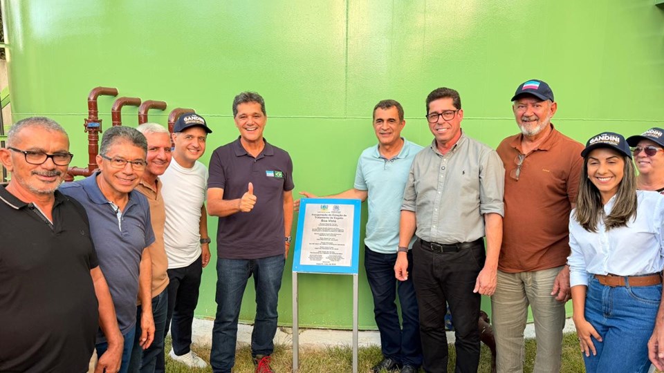 Governador do Espírito Santo Ricardo Ferraço em solenidade de inauguração em Jaguaré.