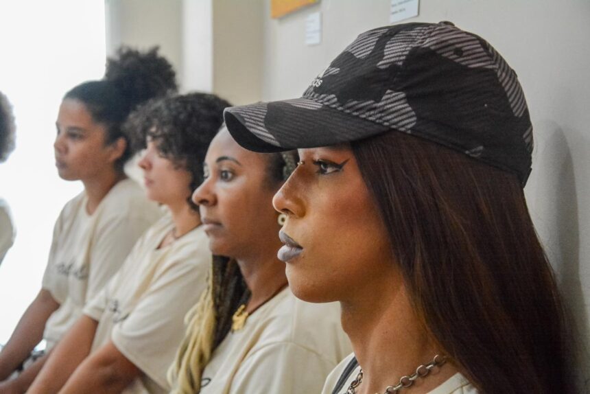 Integrantes da Residência Literária Oralituras participando da mostra final em Cariacica, Espírito Santo.