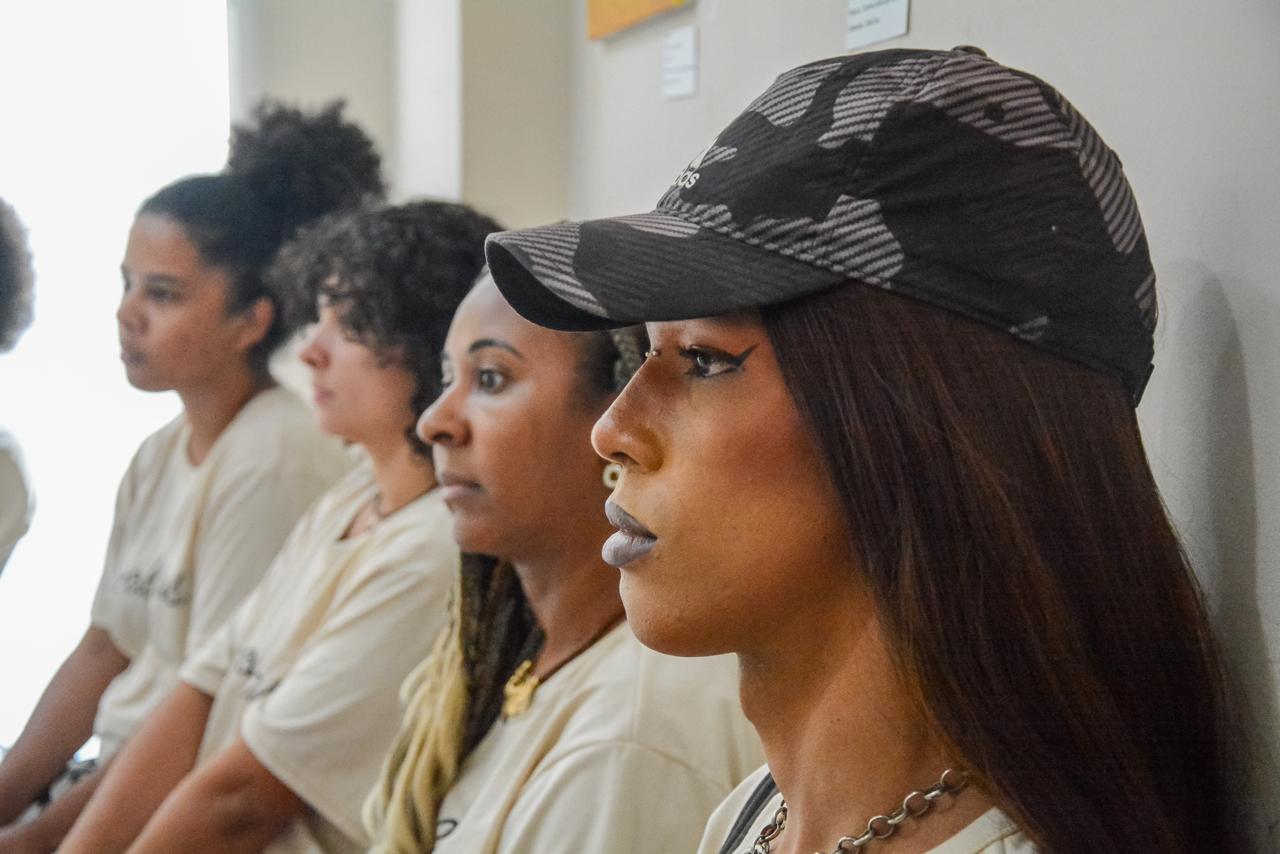 Integrantes da Residência Literária Oralituras participando da mostra final em Cariacica, Espírito Santo.