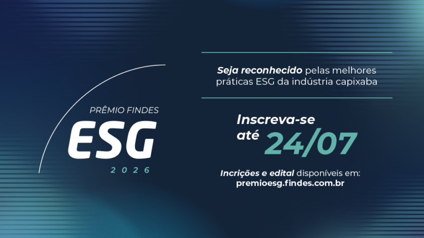 Fachada do prédio da FINDES que lançou prêmio focado nas boas práticas esg da indústria capixaba.