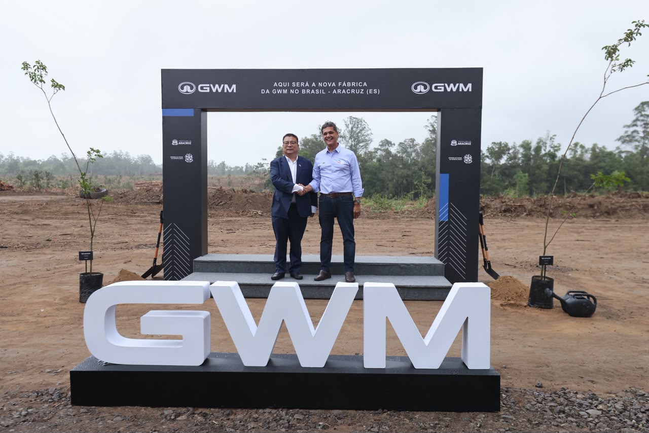 Cerimônia de lançamento da fábrica da montadora chinesa GWM no município de Aracruz, Espírito Santo.