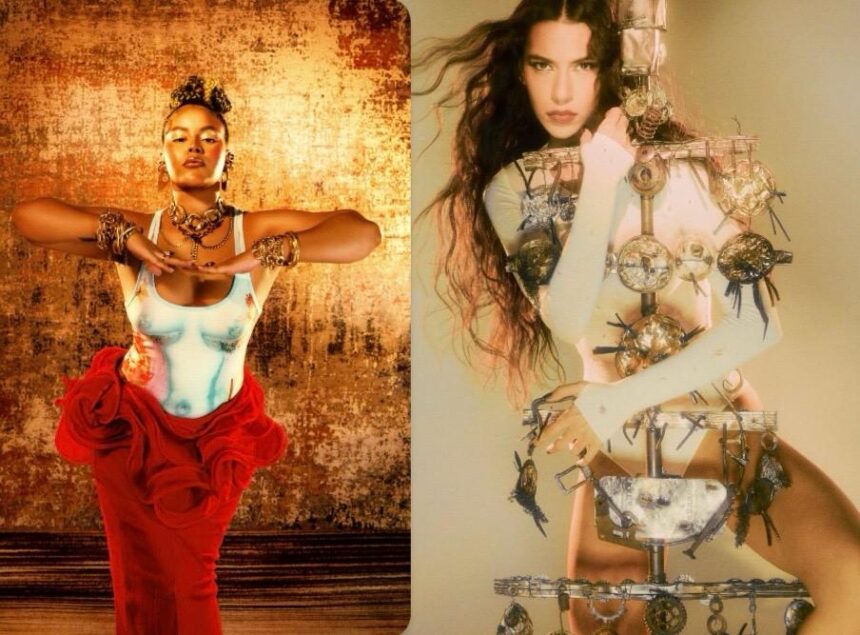 Foto com foco no anúncio oficial do festival com as cantoras Rachel Reis e Marina Sena confirmadas no line-up de 2026.