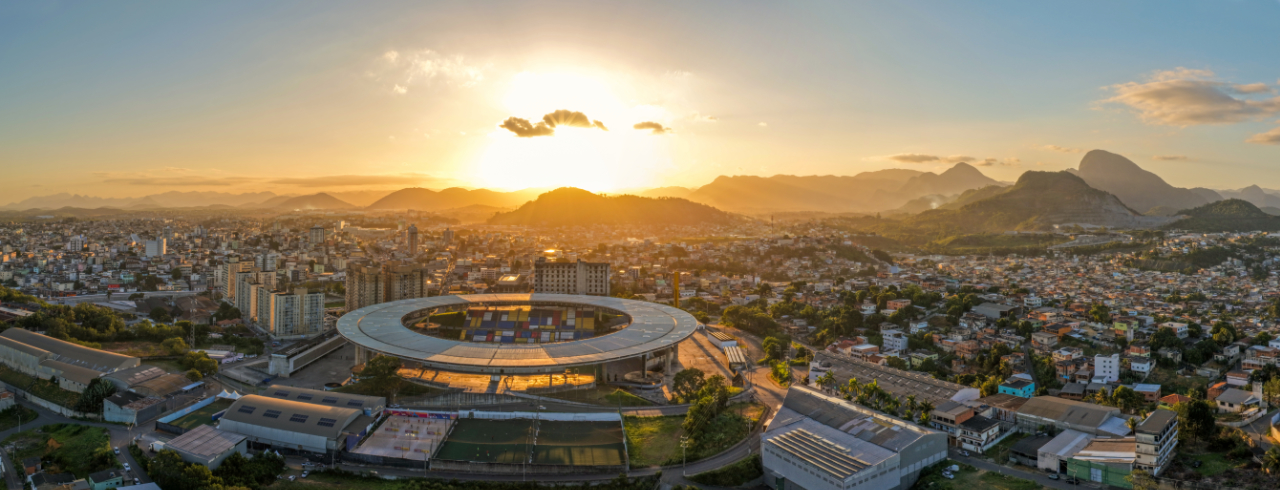 Vista urbana da cidade para ilustrar os shows em Cariacica 2026.