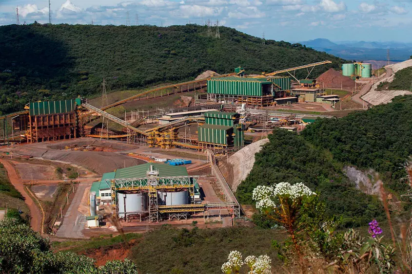 Área de recuperação ambiental que faz parte das ações de reparação e indenização da Samarco.