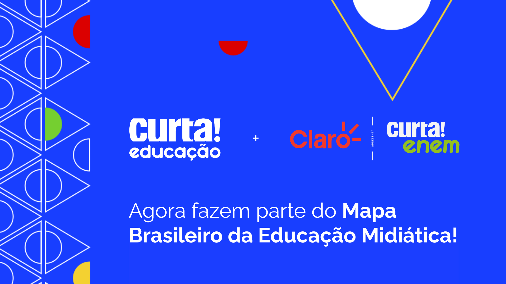 Alunos utilizando tablets em sala de aula conectada ao projeto do Mapa Brasileiro da Educação Midiática.