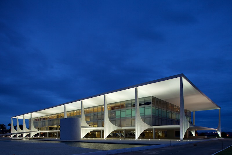 Governo Federal representado pela sede da Secretaria de Comunicação Social (Secom) dentro do Palácio do Planalto em Brasília.
