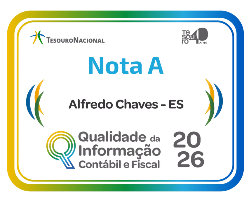Sede da Prefeitura representando a excelência da gestão fiscal em Alfredo Chaves em 2026.