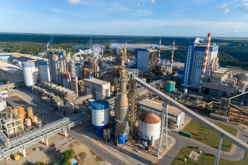 Instalações industriais da Suzano referente aos resultados do 2º trimestre de 2026.