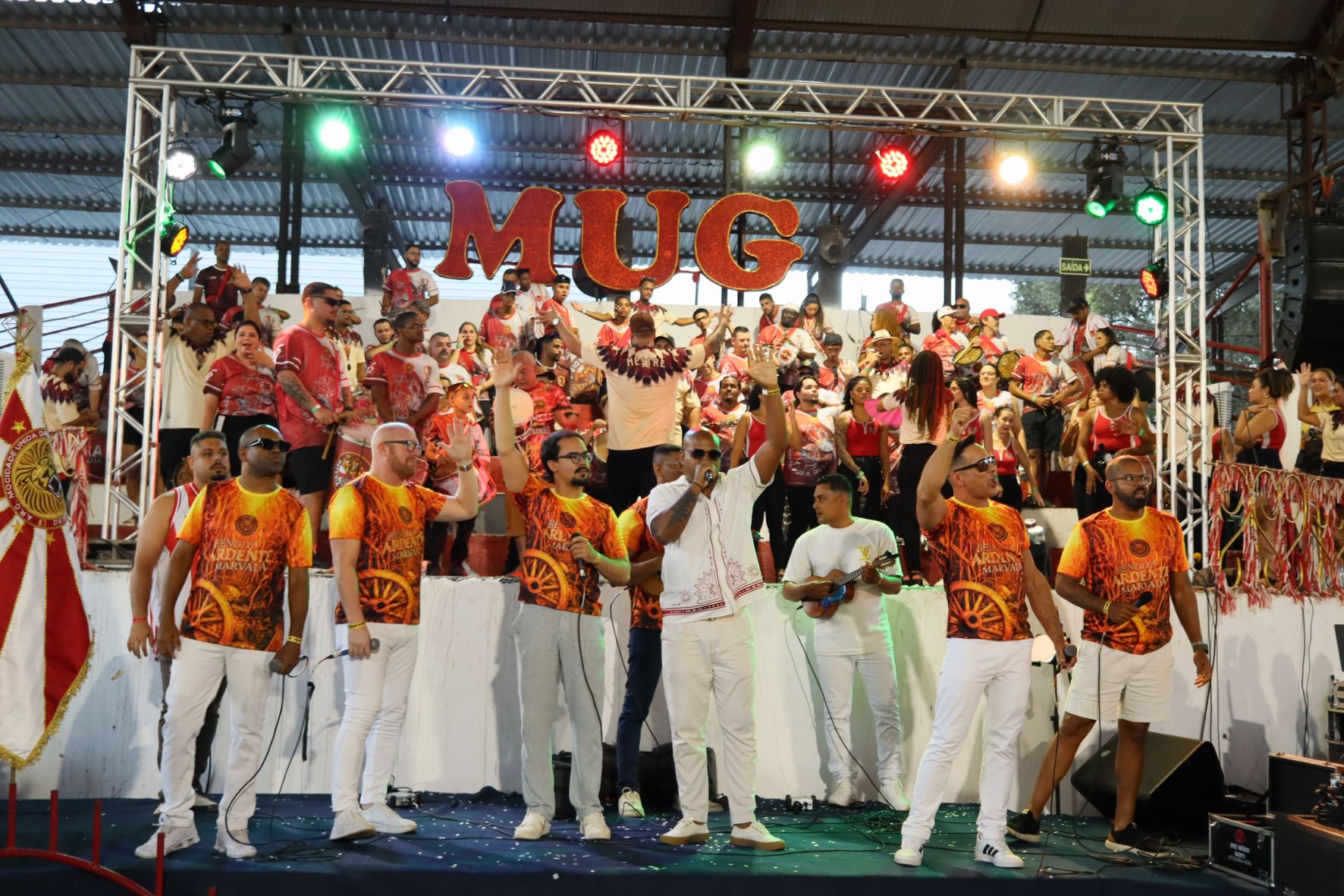 8ª Churrascada da MUG com apresentação de samba na quadra em Vila Velha.