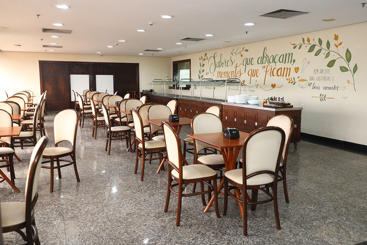 Novo restaurante Bendito Café na Assembleia Legislativa em Vitória.