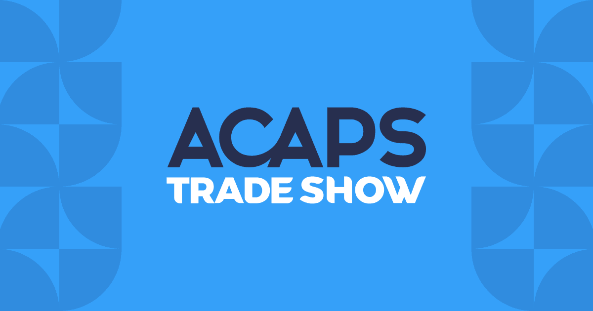 Logo oficial da ACAPS Trade Show feira de supermercados no Espírito Santo.