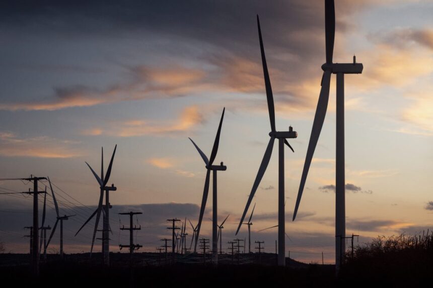 Parque eólico da Casa dos Ventos fornecendo energia limpa para a transição energética da Samarco.