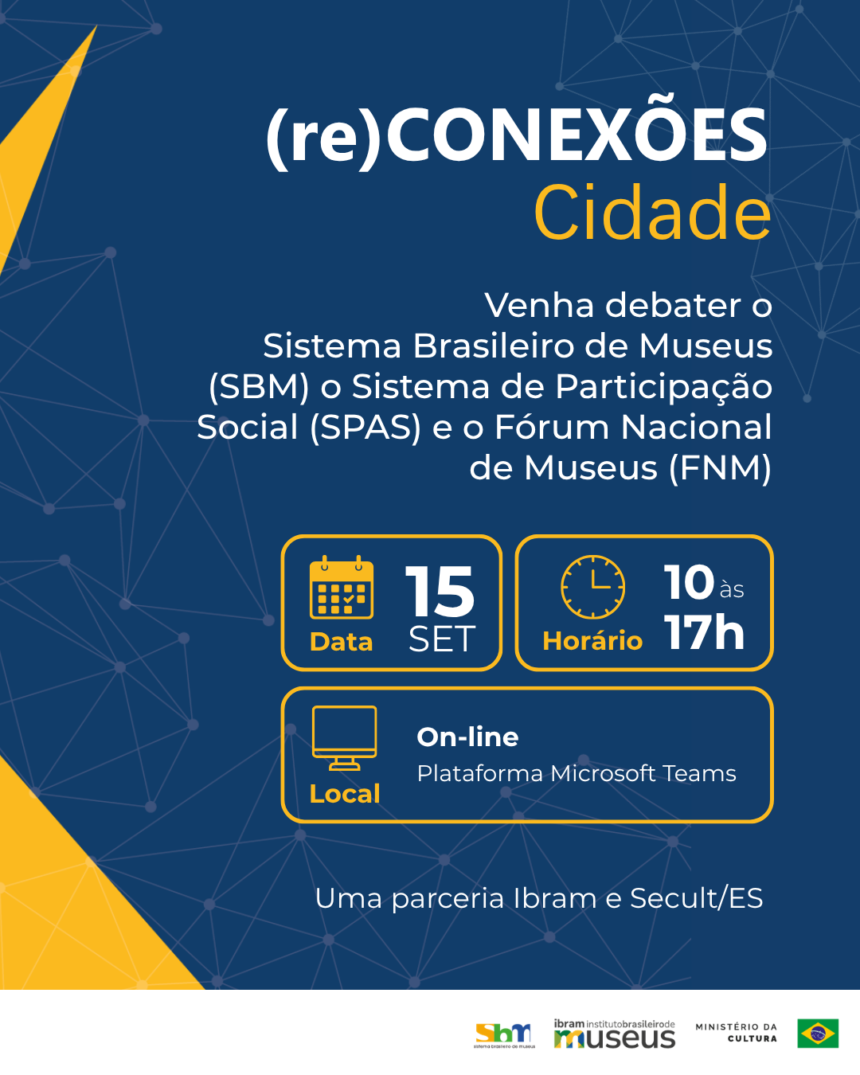 Representantes e profissionais participando de debate sobre o setor museal capixaba.