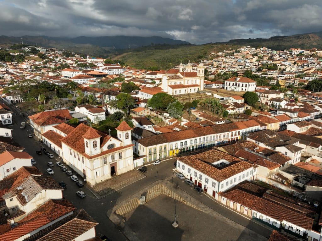 Vista do Rio Doce na região de Mariana referente às ações do Novo Acordo do Rio Doce.